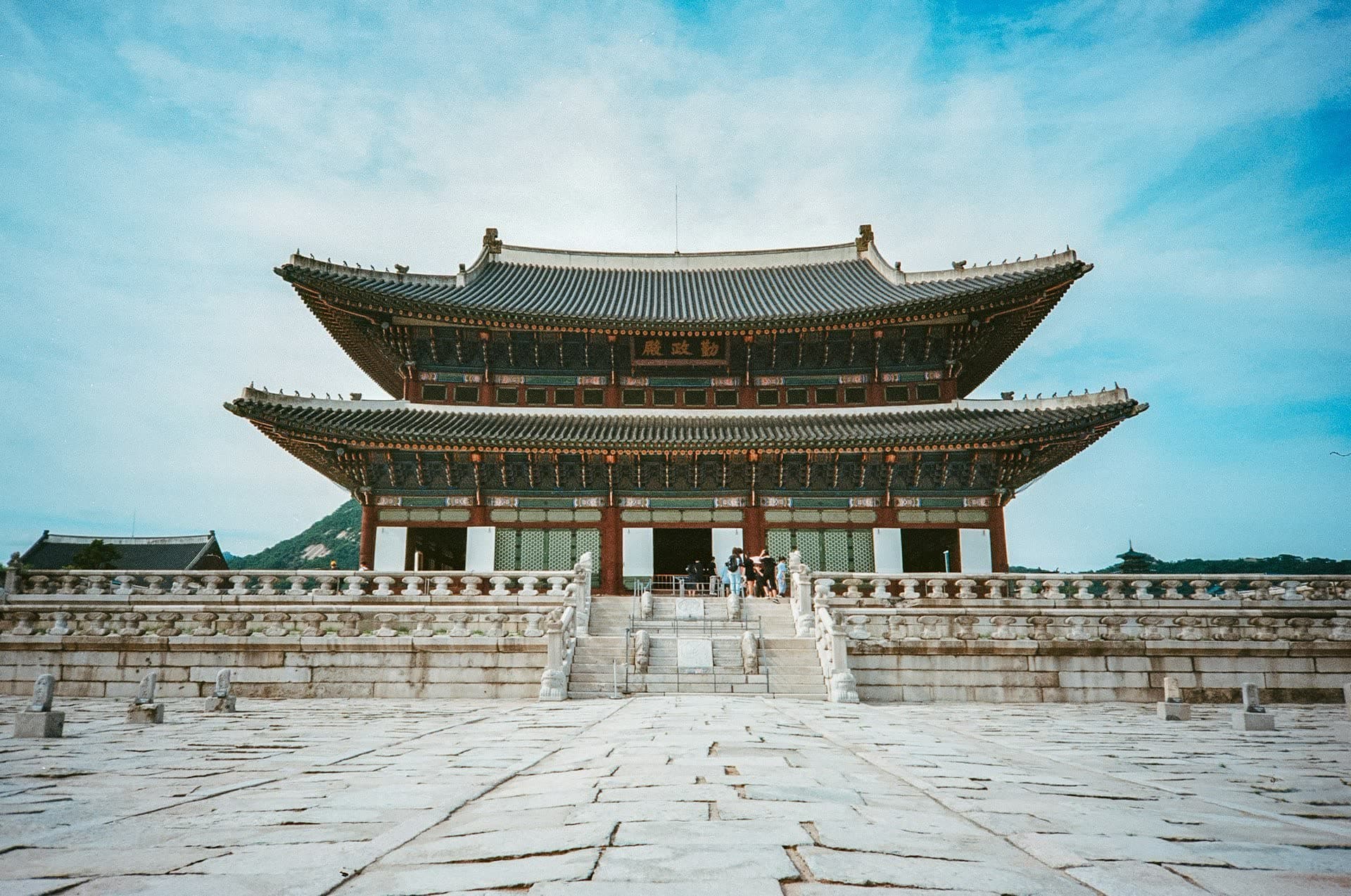 Le palais Gyeongbokgung à Séoul, en Corée du Sud