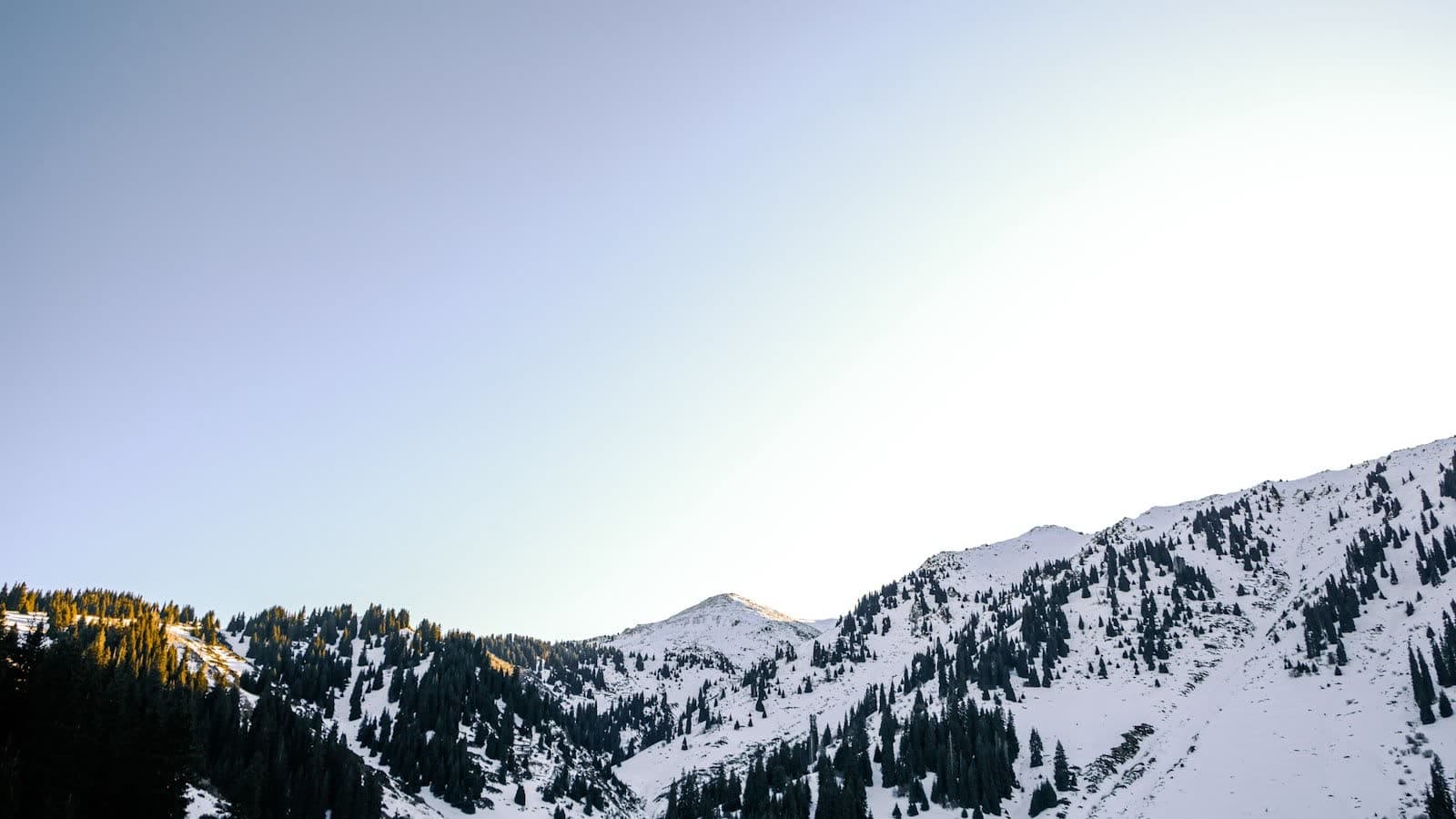 Sommets enneigés du Tian Shan, au Kazakhstan