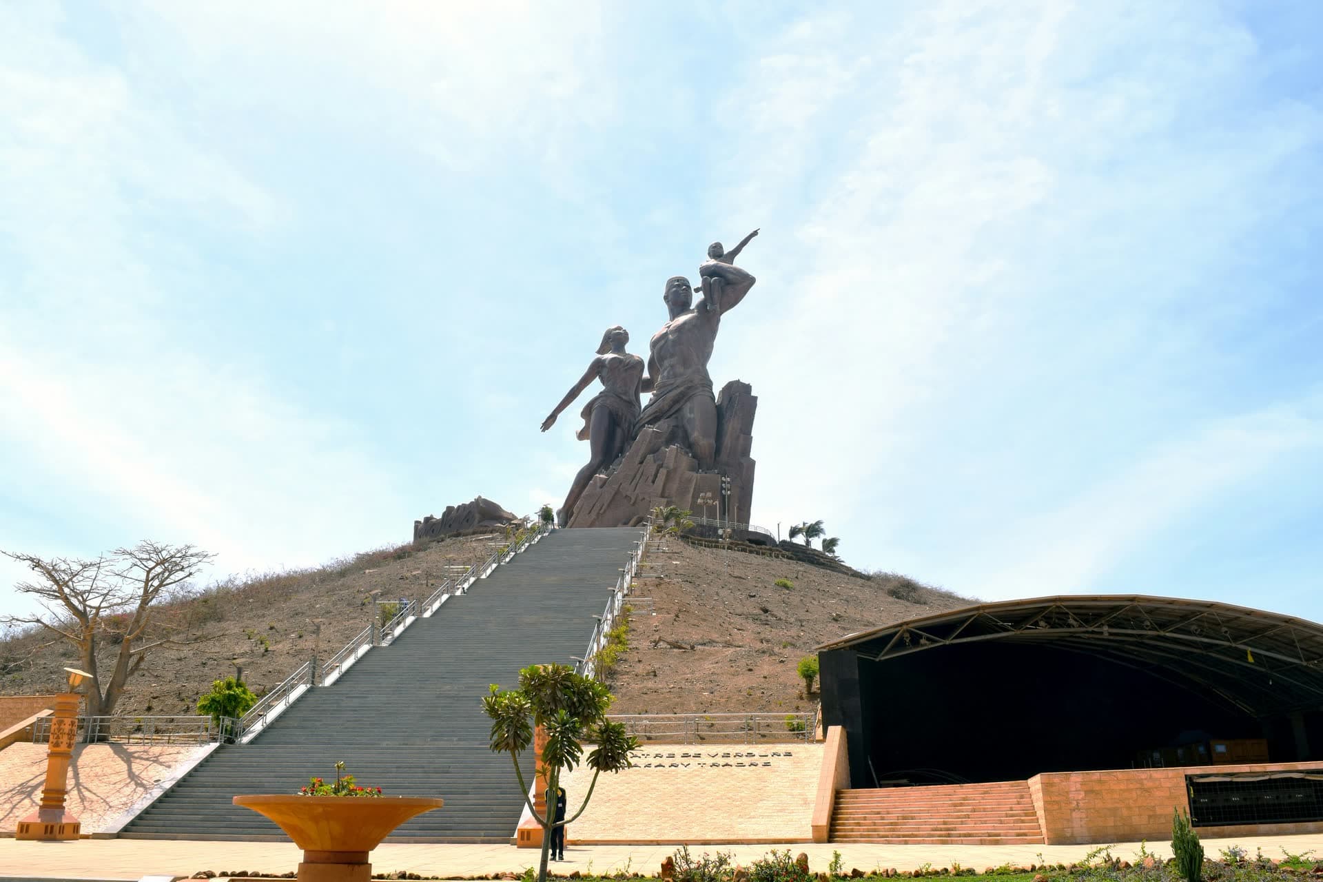 Le Monument de la Renaissance africaine à Dakar, au Sénégal