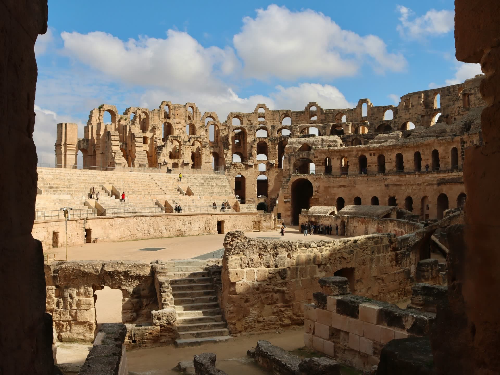 L'amphithéâtre romain d'El Jem, en Tunisie